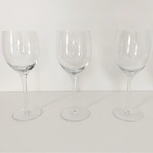 Vintage Wine Glasses, Set of 3